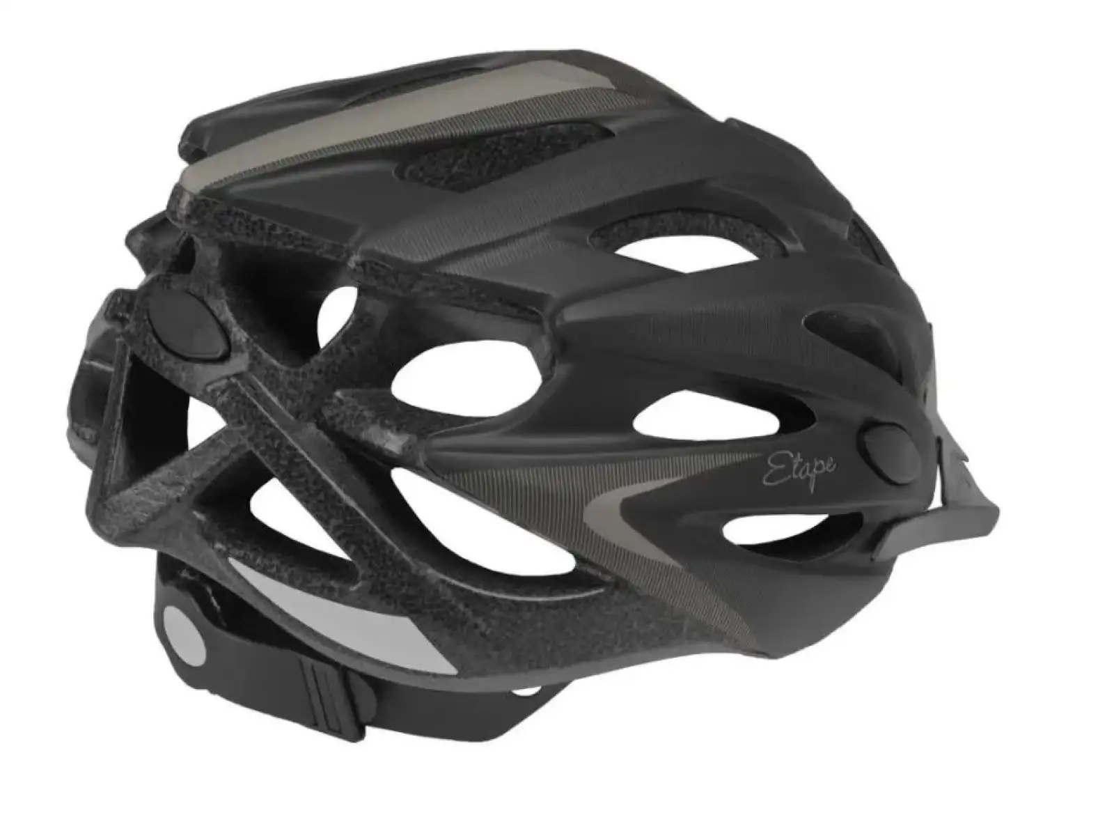 Etape Venus Fahrradhelm schwarz/Titan Matt