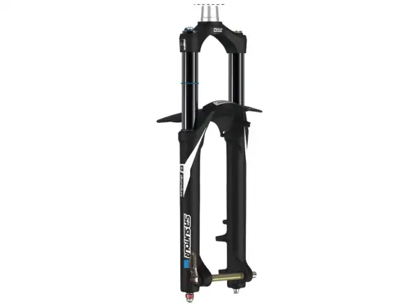SR Suntour Durolux36 Boost EQ R2C2 29" 160 mm gefederte Gabel in Schwarz.