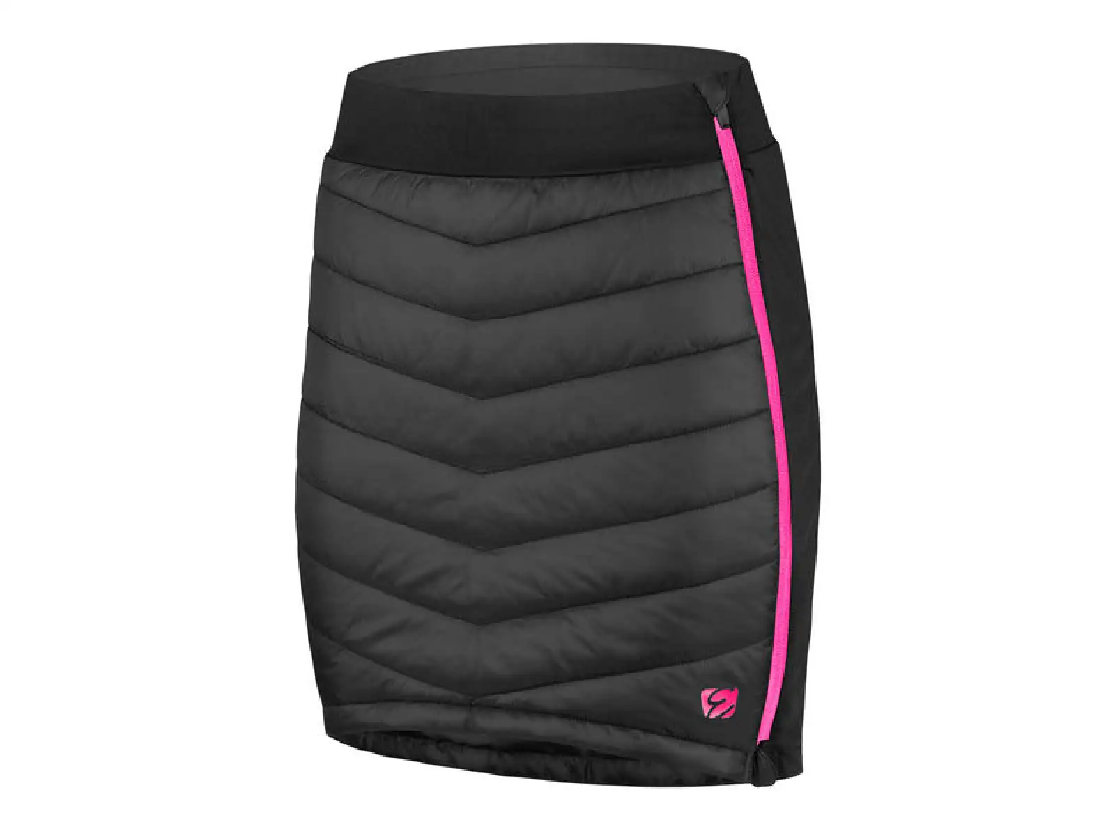 Etape Alaska gefütterter Damenrock schwarz/rosa