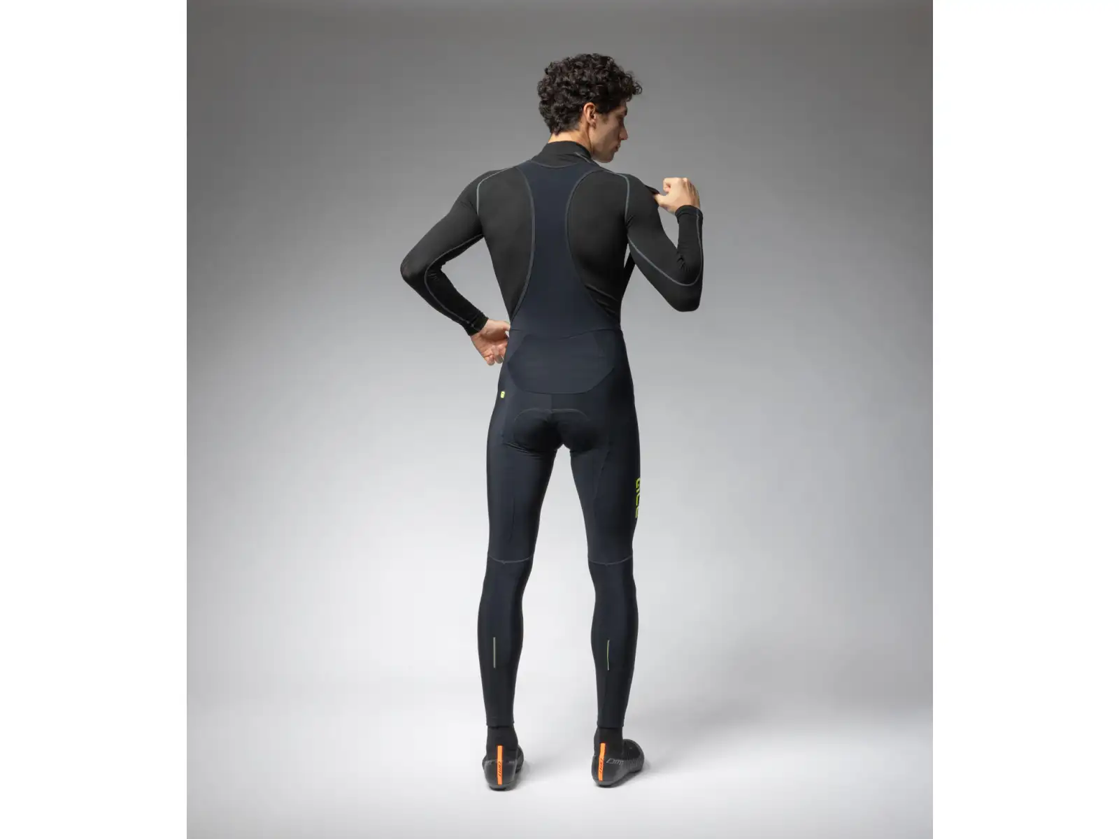 ALÉ Calzamaglia C/B Winter Herren Winter-Radhose black/fluo yellow