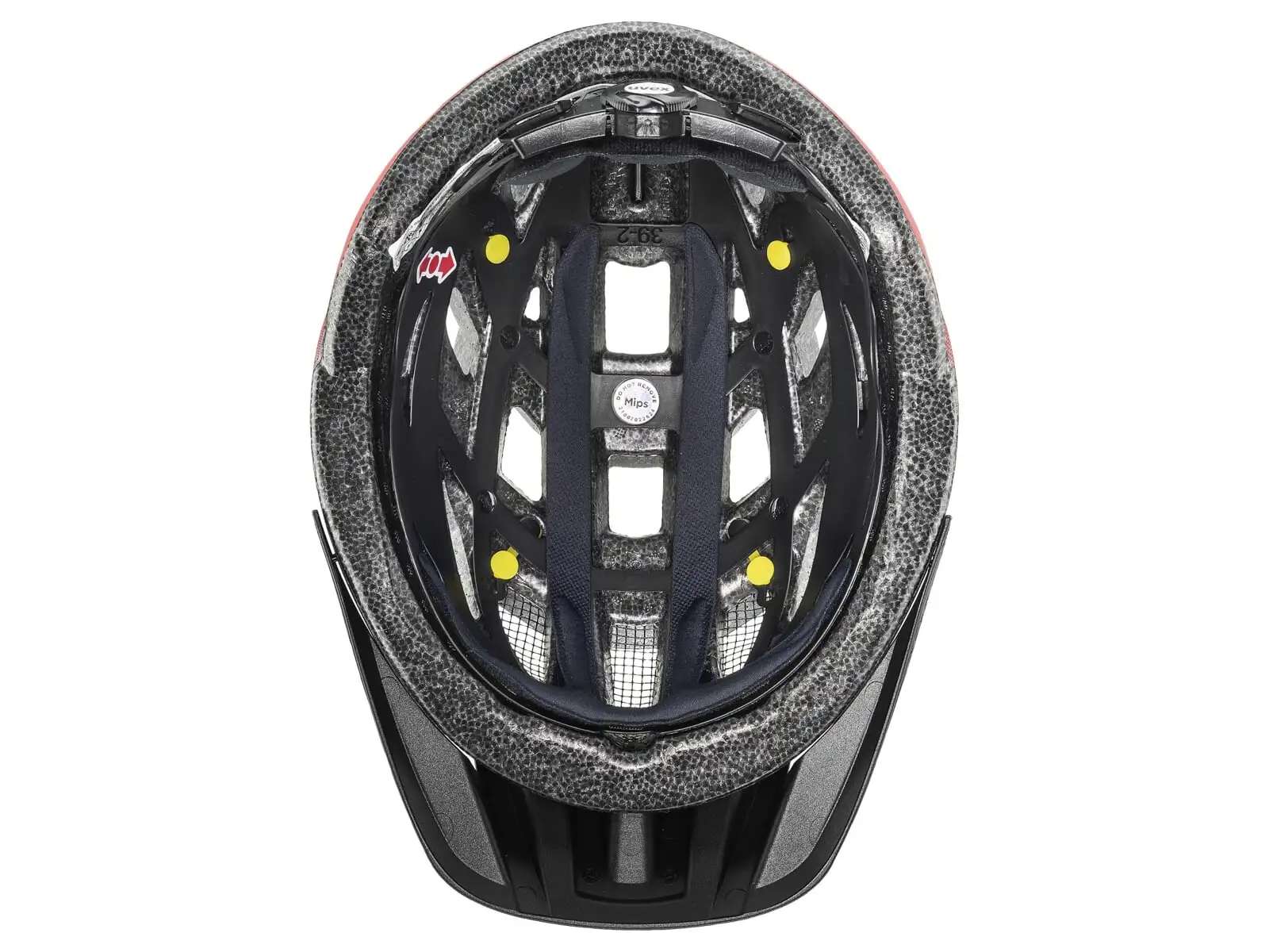 Uvex I-VO CC MIPS Helm Black/Red Matt