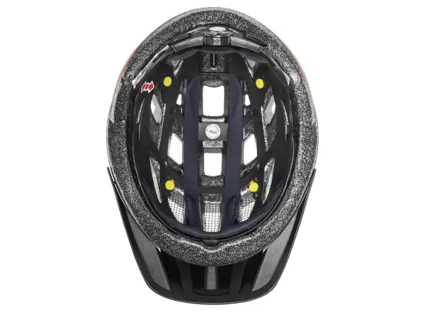 Uvex I-VO CC MIPS Helm Black/Red Matt