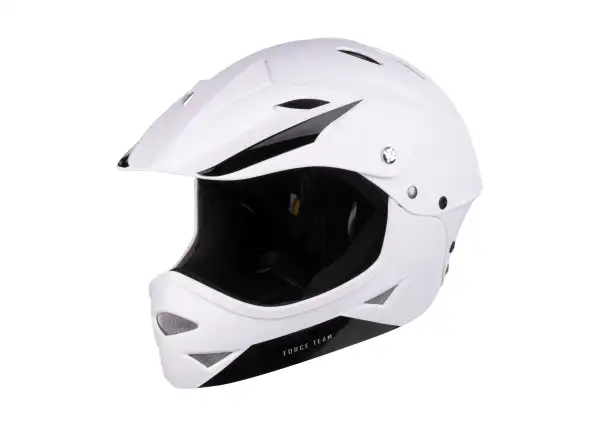 Force Downhill Junior Helm weiß matt