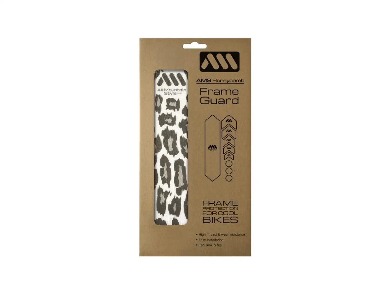 All Mountain Style Rahmen-Schutzaufkleber Basic Clear/Cheetah