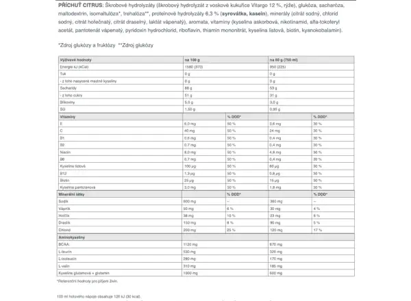 Sponser Long Energy hypotonisches Getränk mit Peptiden 1200 g