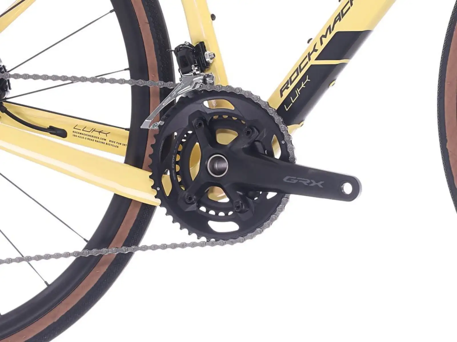 Rock Machine Lukk CR 60 Gravelrad Gloss Sulfur Yellow