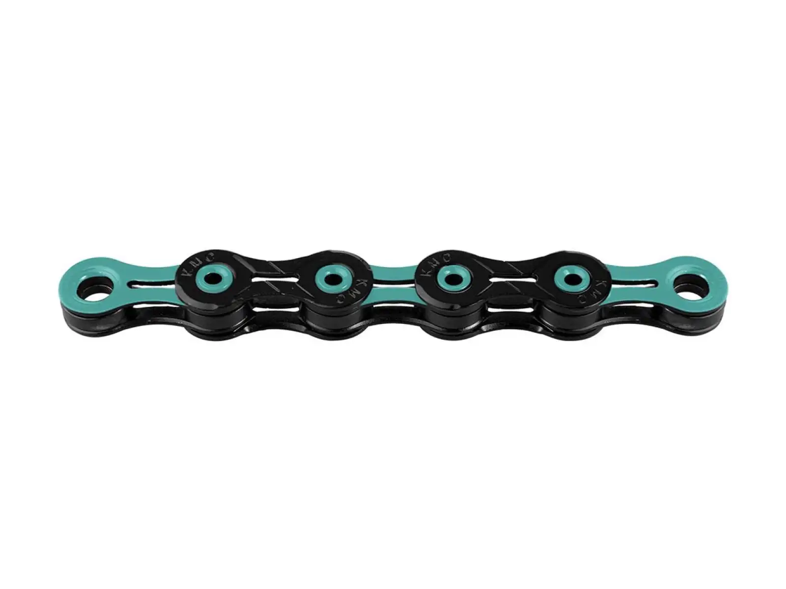 KMC X11 DLC schwarz/celeste Kette 118 Glieder