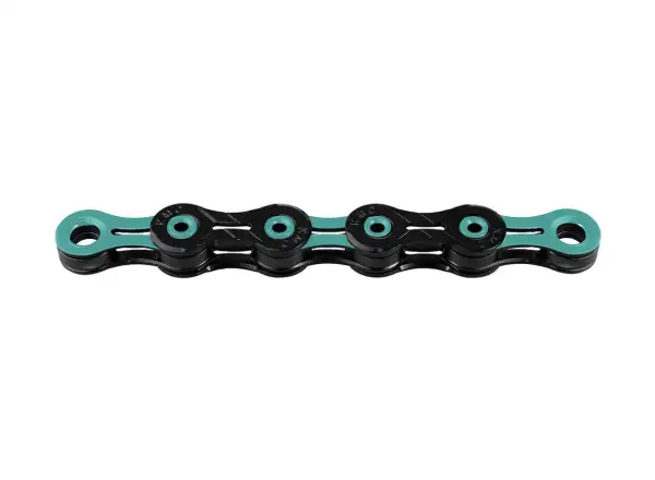 KMC X11 DLC schwarz/celeste Kette 118 Glieder