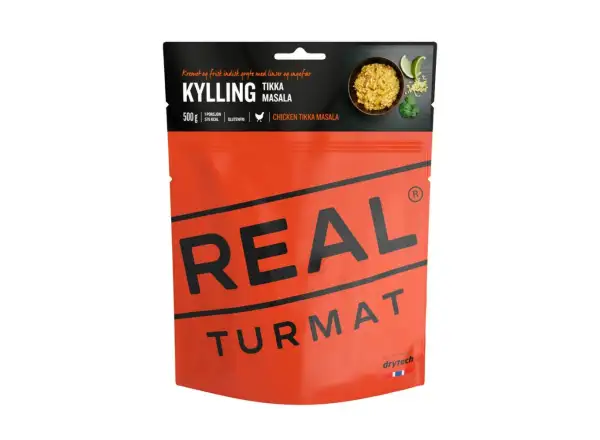 Real Turmat dehydrierte Mahlzeit Hähnchen Tikka Masala