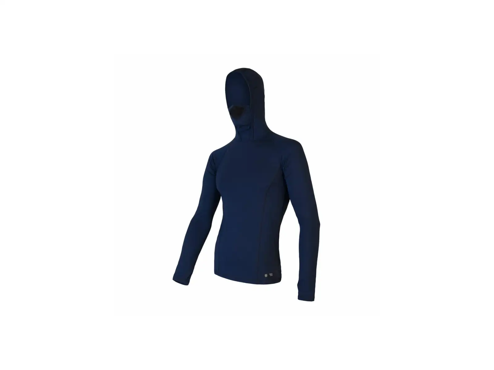 Sensor Merino DF Herren T-Shirt Langarm mit Kapuze Deep Blue