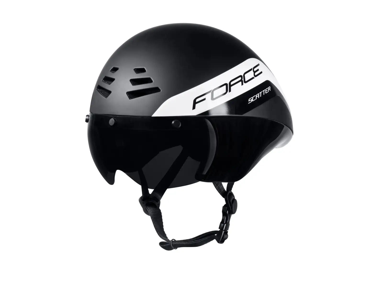 Force Scatter Zeitfahrhelm schwarz