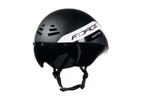 Force Scatter Zeitfahrhelm schwarz
