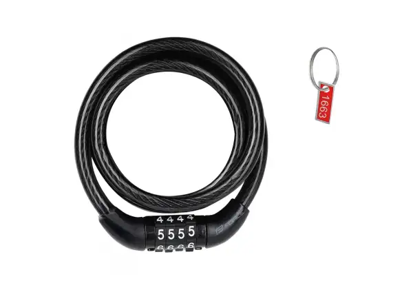 Force L8/650 mm Code-Schloss schwarz