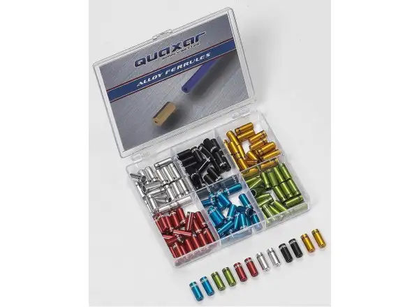 Quaxar Set von Endhülsen für Schaltzug 4 mm, 20 Stück.