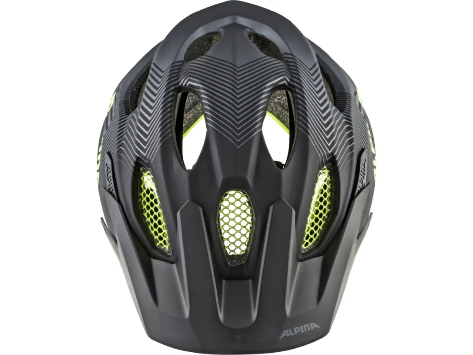 Alpina Carapax Jr. Kinderhelm schwarz/neon/gelb