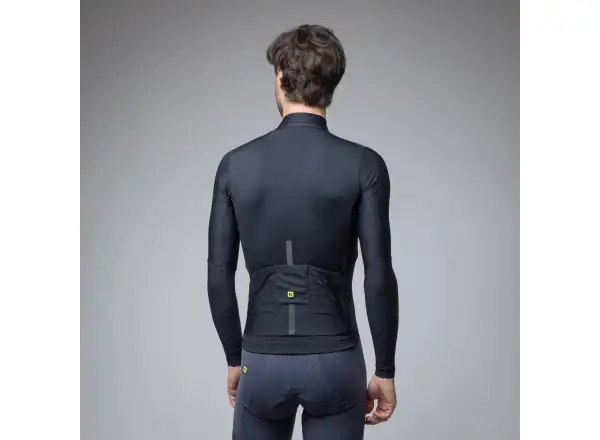 Alé R-EV1 Warm Race Herren gefüttertes Radtrikot Black