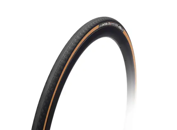 Tufo Comtura 5TR 700x25C Tubeless Straßenreifen mit Kevlar Schwarz/Beige