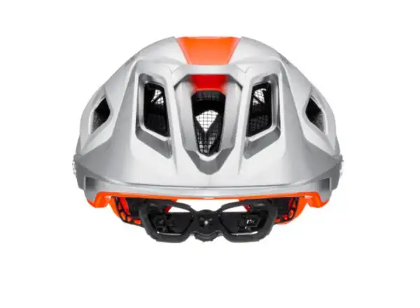 Uvex Quatro Integral MTB Helm Silver/Orange Matt