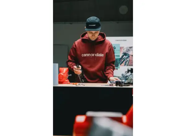 Cannondale Lifestyle Hoodie Unisex-Sweatshirt Burgundy/Mrk