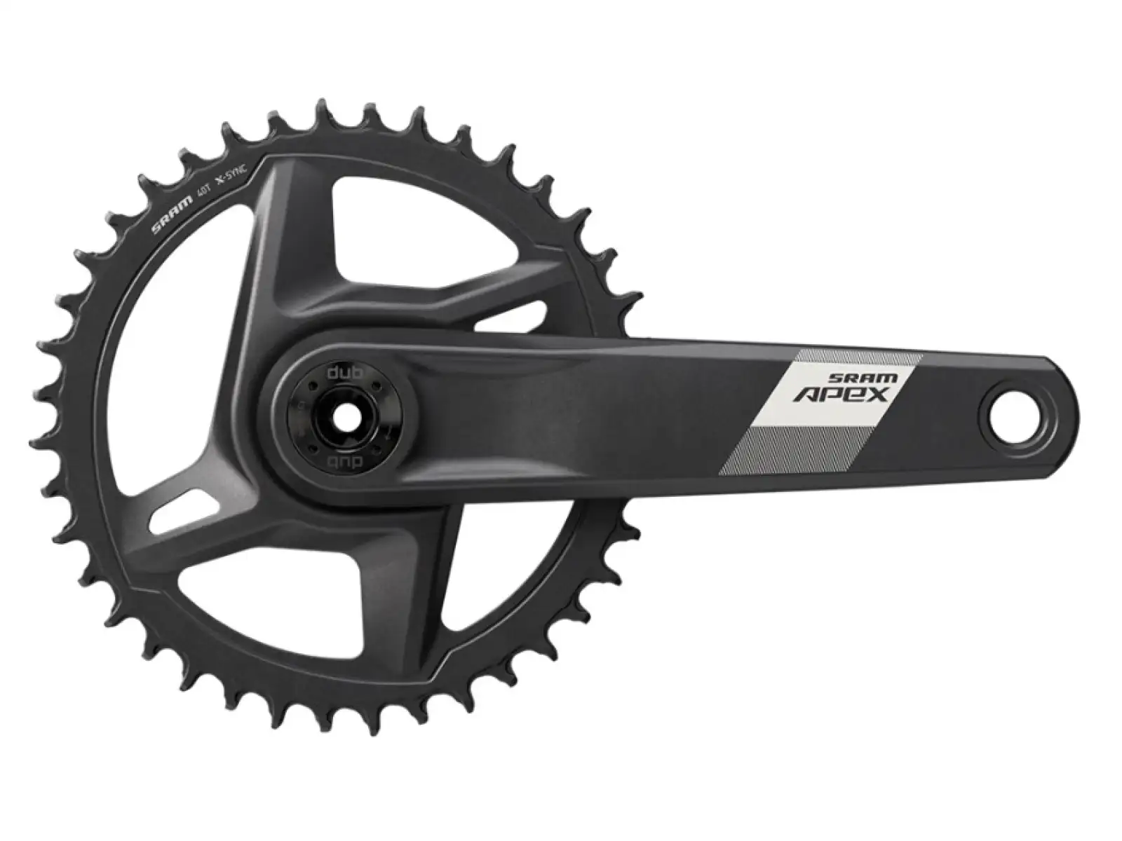 Sram Apex 1 D1 DUB Wide Kurbeln mit DM Kettenblatt 40 Zähne
