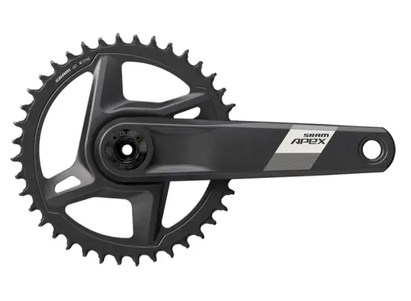 Sram Apex 1 D1 DUB Wide Kurbeln mit DM Kettenblatt 40 Zähne
