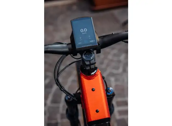 Rock Machine Storm INT e90-29 Touring Elektrofahrrad Gloss Metallic Orange/Silver