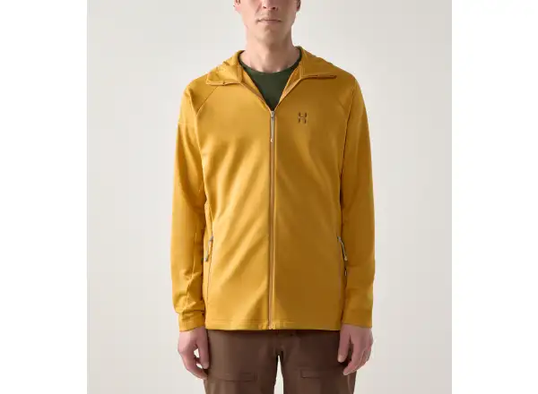 Haglöfs Korp Mid Hood Kapuzenpullover Clay Yellow
