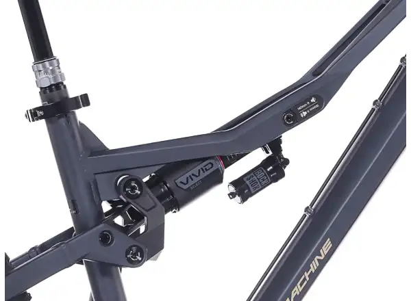 Rock Machine Whizz FS III 90 AXS Mountainbike Matte Millionaire Blue