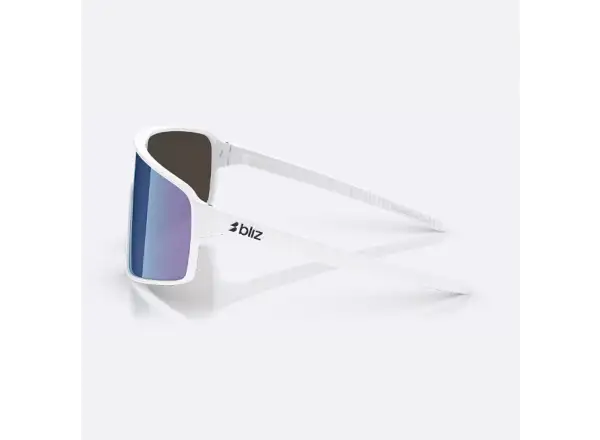 Bliz P001 Sonnenbrille – Weiß mit Grey Blue Multilayer