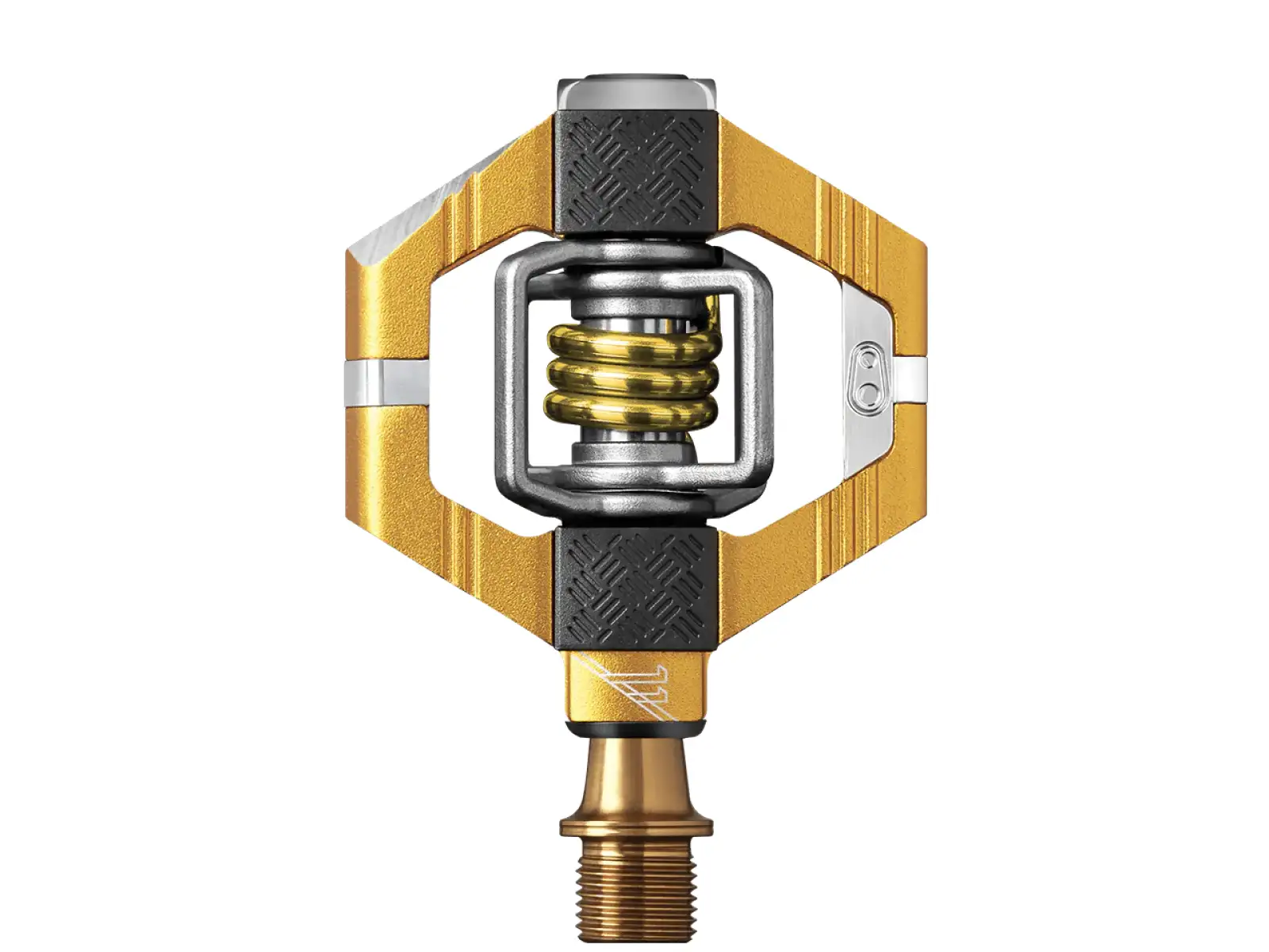 Crankbrothers Candy 11 Pedale aus Gold.