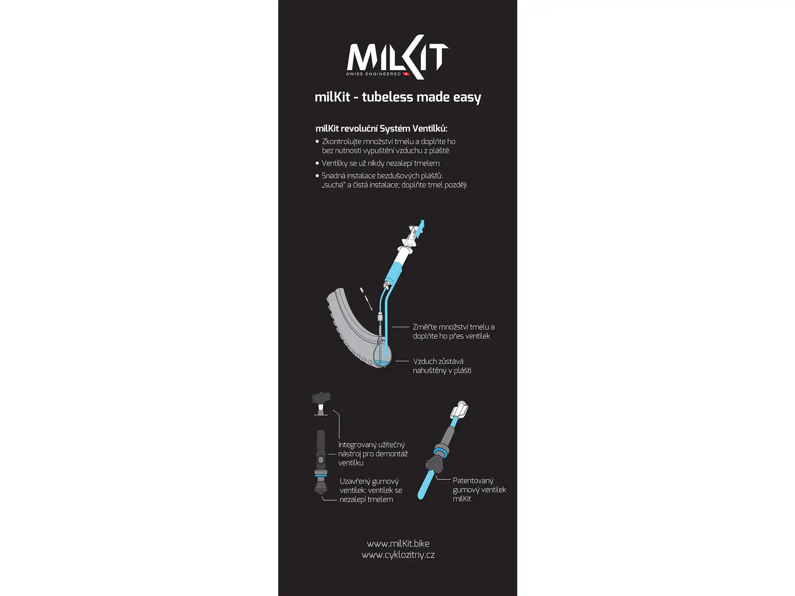 milKit Compact 45 Tubeless-Set