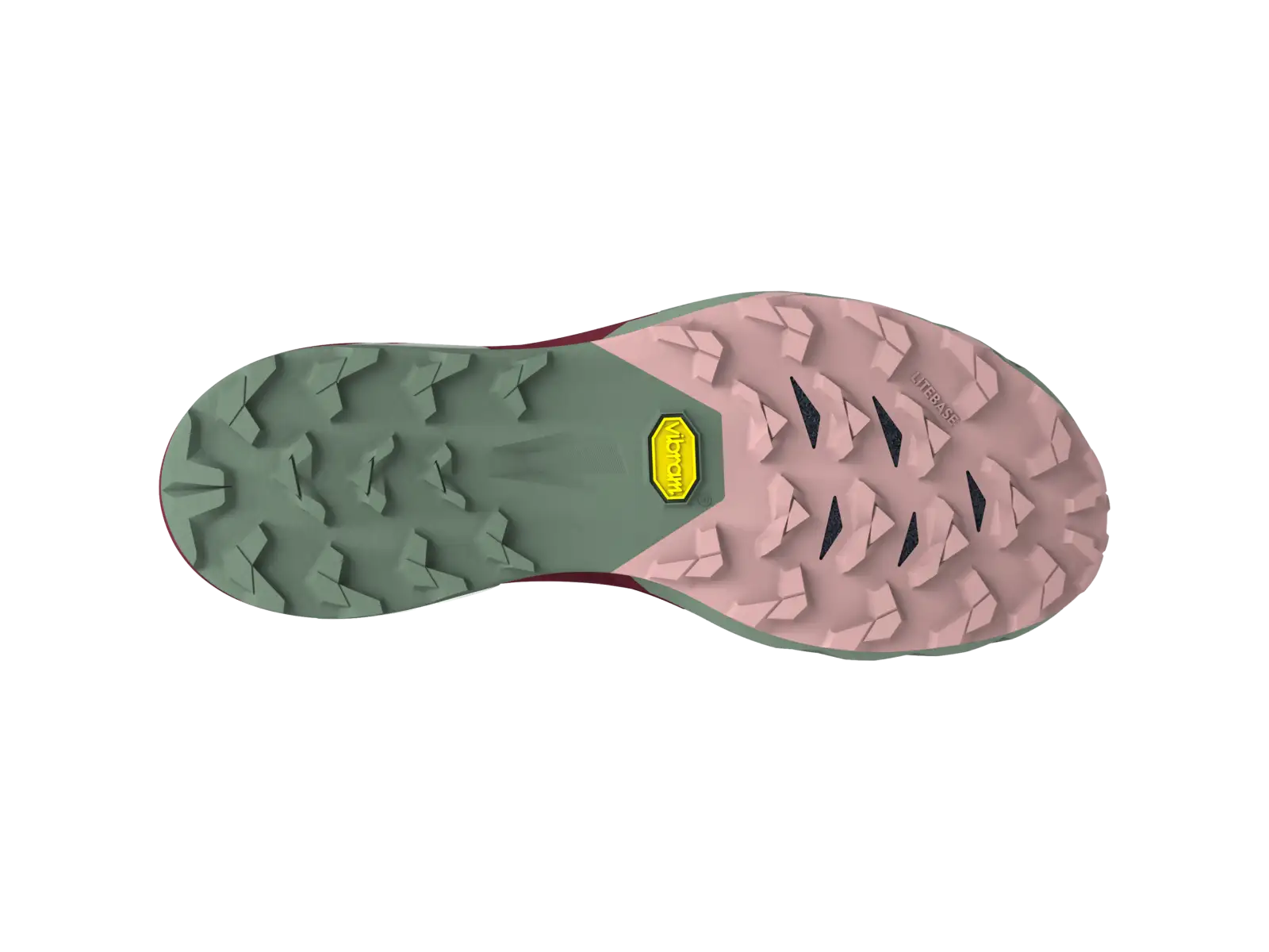 Dynafit Alpine Pro 2 Damen-Laufschuhe Salbei/Burgund.