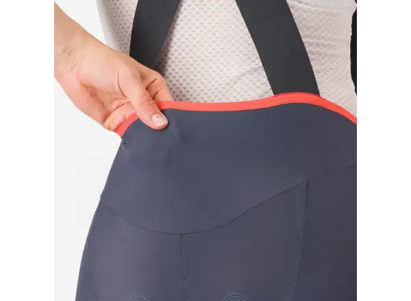 Castelli Prima 2 DT Damen-Trägerhose Twilight Blue/Hibiscus