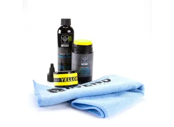 Wend Reiniger und Wachs für Kette Kit gelb