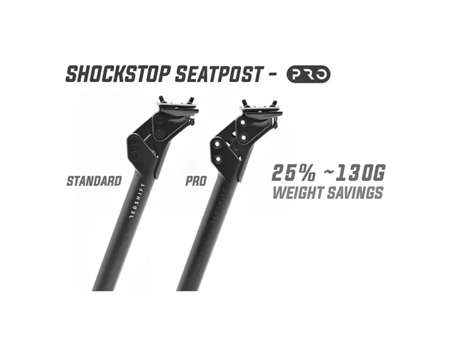 Redshift ShockStop PRO Suspension V2 gefederte Sattelstütze 27,2x280 mm