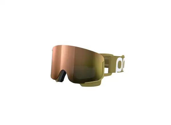 POC Nexal WF Skibrille Olivine Green/Partly Sunny Rose Gold