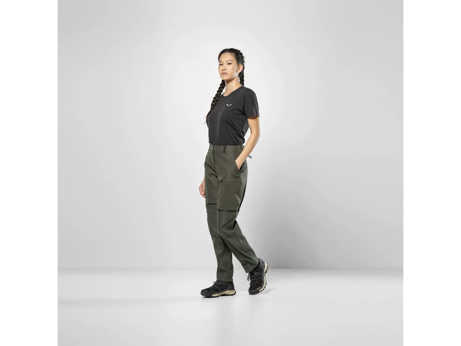 Salewa Puez Hemp/DST 2/1 Damenhose Dark Olive