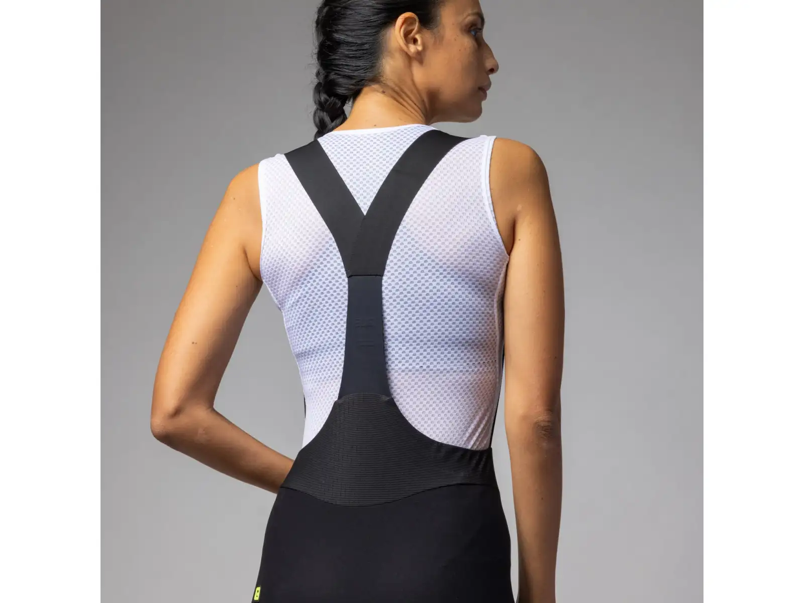 Alé Speedfondo Light Damen Radhose mit Polster und Trägerhose schwarz