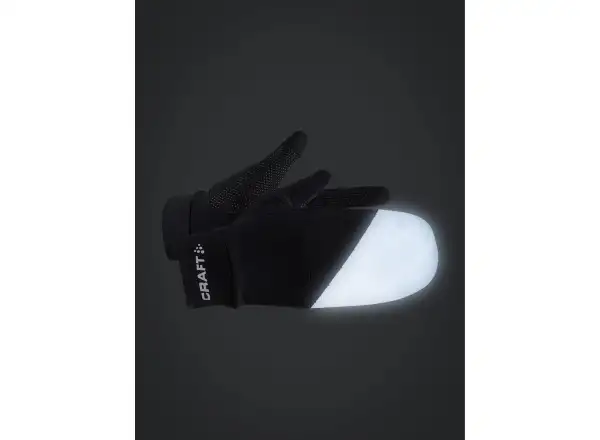 Craft ADV Lumen Hybrid Laufhandschuhe schwarz