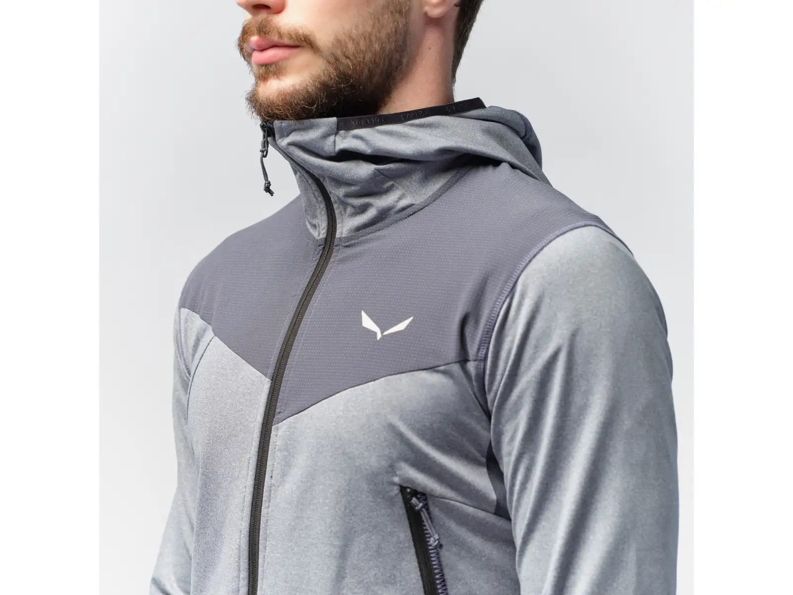 Salewa Agner Hybrid PL/DST Herren Hoodie – Dark Olive Melange