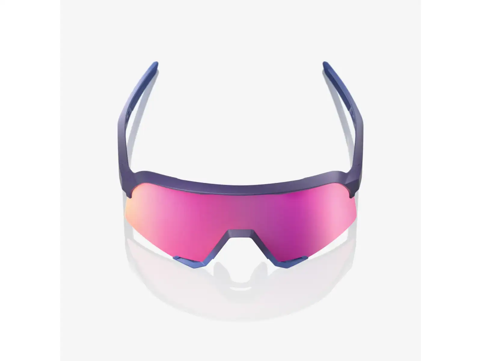 100% S3 Sonnenbrille – Satin Storm Metallic / Purple Mirror
