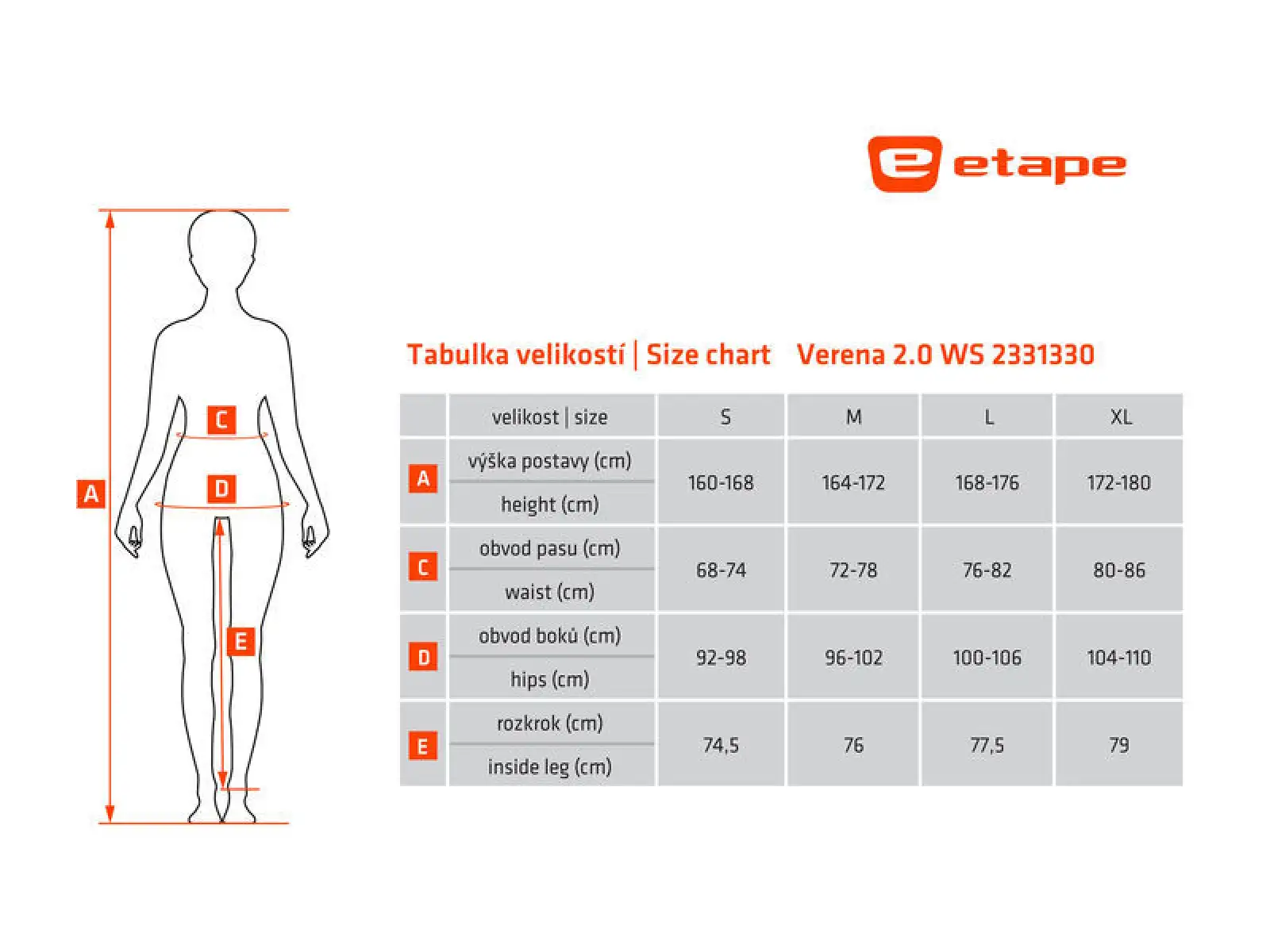 Etape Verena 2.0 WS Damenhose blau