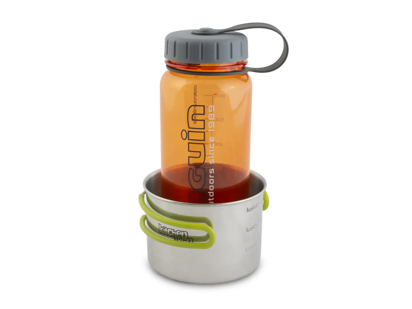 Pinguin Tritan Slim Flasche 0,65l grau