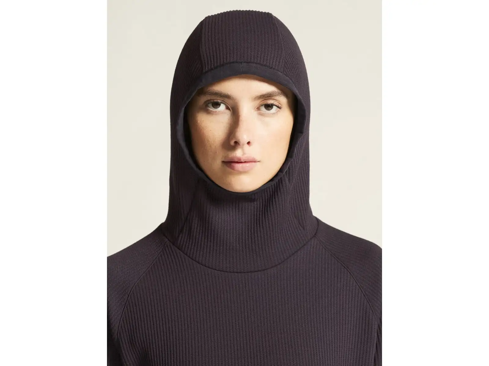 Craft Grid Hood Damen Kapuzenpullover violett