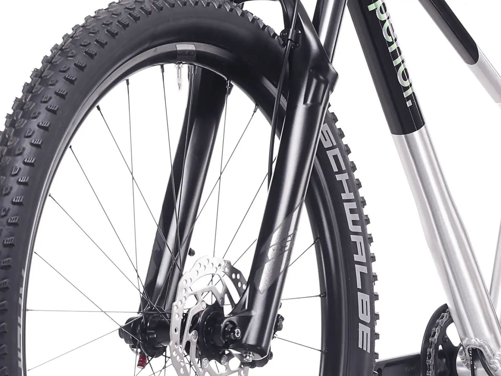 Superior TEAM 27.3 Kinderfahrrad Gloss Brushed Alu / Rainbow Black