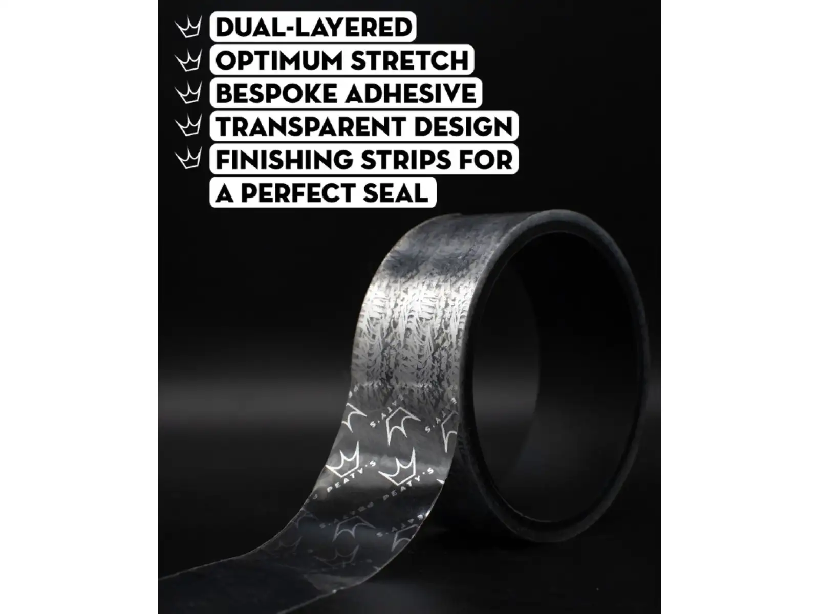 Peatys Holeshot Tubeless Umbaukit für Straße und Schotter - Band 21 mm.