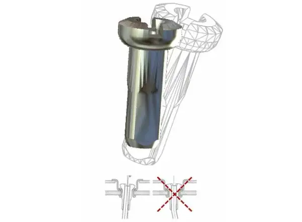 Sapim Polyax Messingnippel 12mm Silber