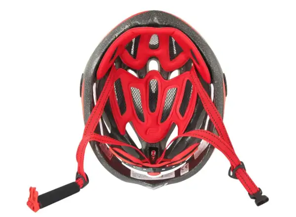 Force Road Helm schwarz/rot/weiß