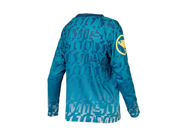 Endura MT500 Print LTD Kindertrikot Langarm Blueberry