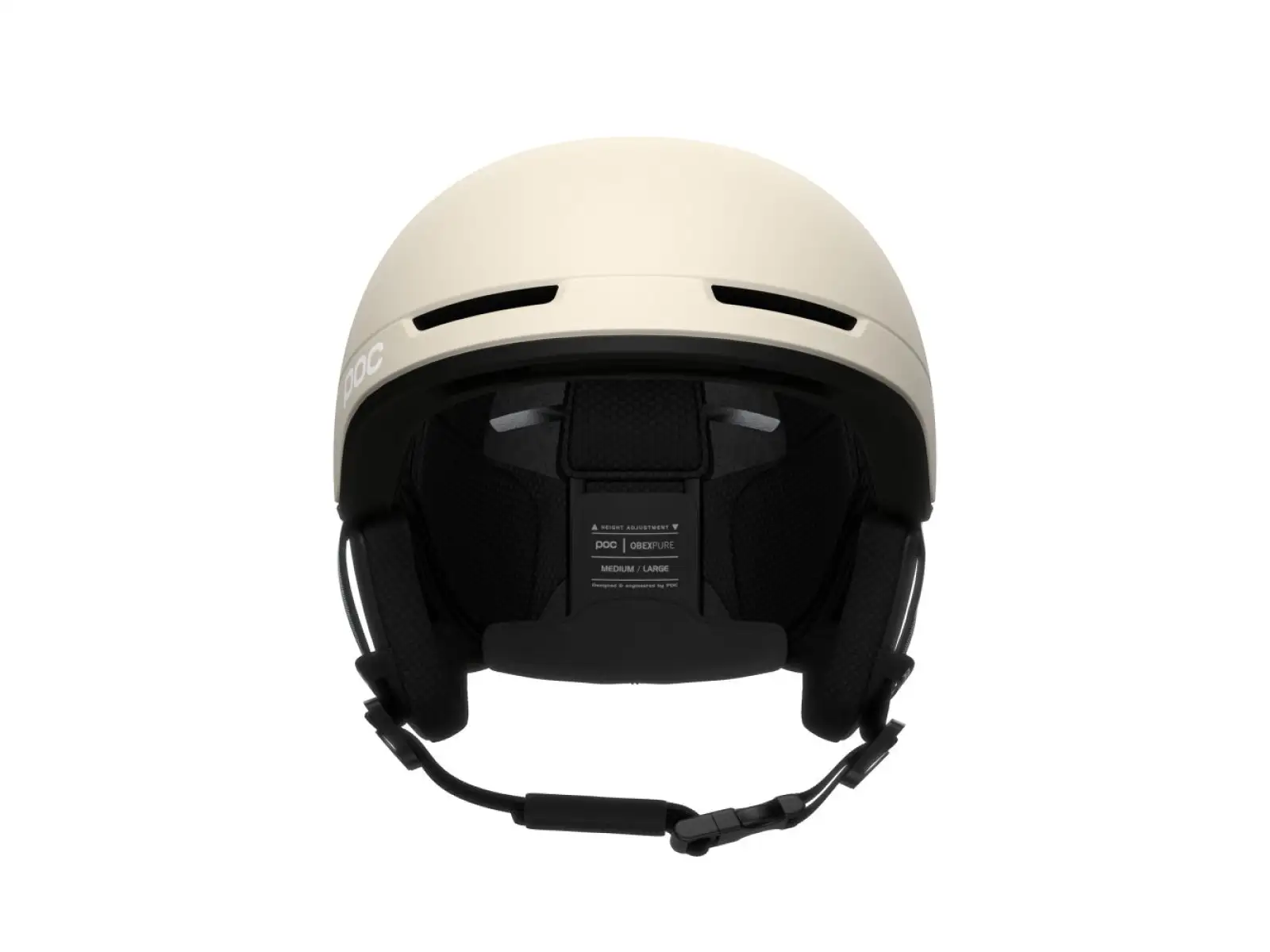 POC Obex Pure Selentine Skihelm Off-White Matt